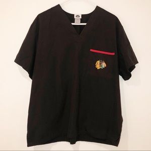 Men’s Chicago Blackhawks Scrub Top 🏒